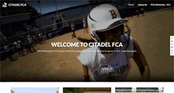 Desktop Screenshot of citadelfca.org